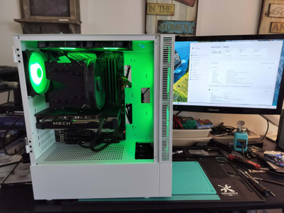 Pelitietokone pelaamiseen Ryzen 7 5700g  32gb ram win11