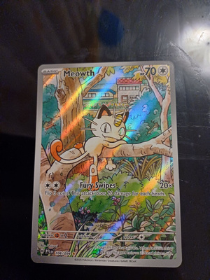 Pokemon Meowth hp 70 holo