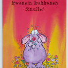"Kaunein kukkanen sinulle!"-KULKEMATON POSTIKORTTI - pikkukuva 1