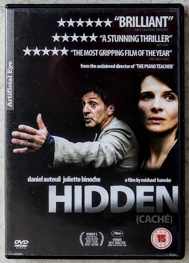 HIDDEN / Caché – UK-DVD 2005 R2, ei suomitekstejä - Kätketty