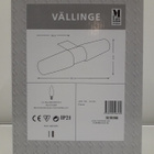 Seinävalaisin Vällinge 2lmp (chrome-opal, MarkSlöjd, uusi) - pikkukuva 3