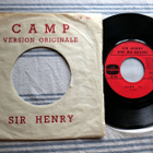 Sir Henry & His Butlers – Camp / Pretty Style 7" Ranska 1968 - pikkukuva 1