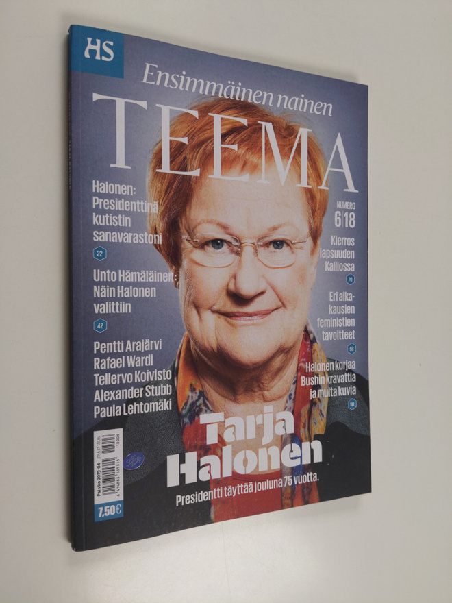 HS Teema 6/18 : Tarja Halonen