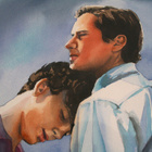 Call Me By Your Name -aiheinen akvarelli 40x30 cm - pikkukuva 2