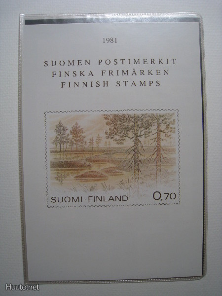 Vuosikokoelma 1981 Suomen Postimerkit Finnish Stamps