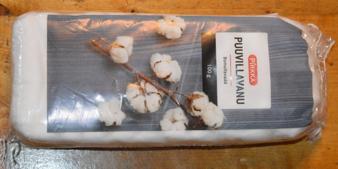 Pirkka puuvillavanu 100g