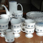 ROSENTHAL TAPIO WIRKKALA 10-heng. KAHVIASTIASTO "Jääkukka" - pikkukuva 1