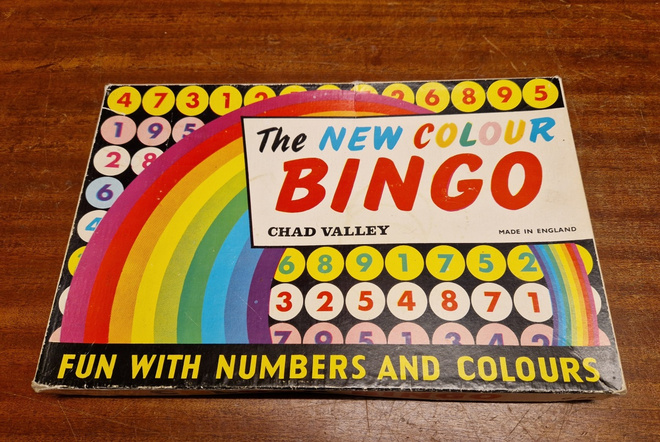 Vintage bingopeli Made in England