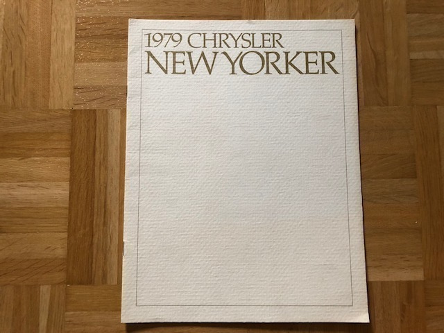 Esite Chrysler New Yorker 1979