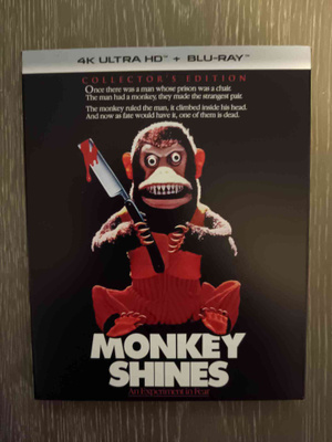 Monkey Shines 4K, Shout Factory Collector's Edition