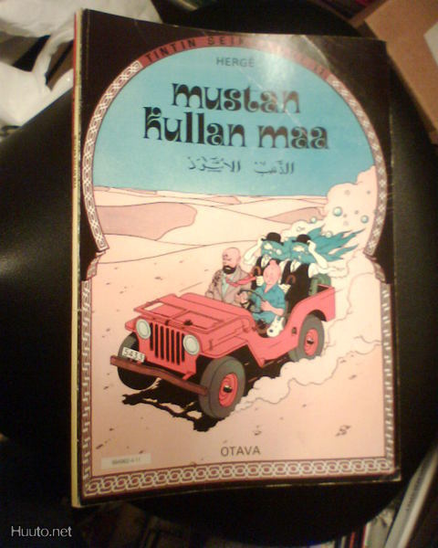 Tintin seikkailut 11 MUSTAN KULLAN MAA (3 p. 1984) Sis.pk:t