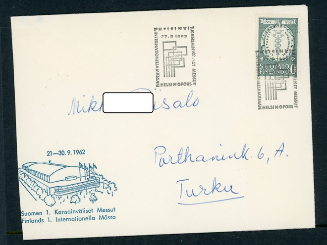 1962 Liikepankit erikoisleima + tuloleima