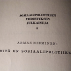 ARMAS NIEMINEN : MITÄ ON SOSIAALIPOLITIIKKA? - pikkukuva 2