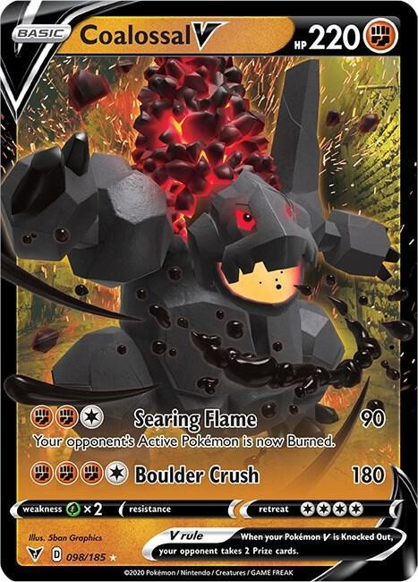 Coalossal V 098/185 - Vivid Voltage - NM/M