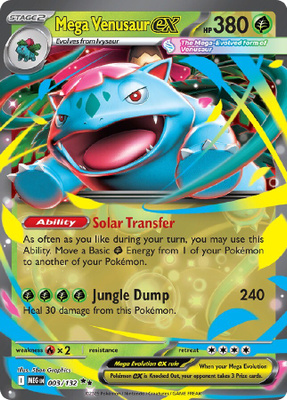Mega Venusaur ex 003/132 - Mega Evolution - NM/M