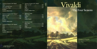 * Vivaldi The Four Seasons Lue Kuvaus Audiocd Uusi