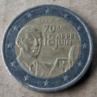 2 € juhlaraha Ranska 2010 Charles de Gaulle - pikkukuva 1