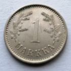 1 mk 1922 kuparinikkeliä, huippukuntoinen - pikkukuva 1