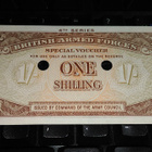 British Armed Forces 1 shilling 4 series1962 UNC - pikkukuva 1