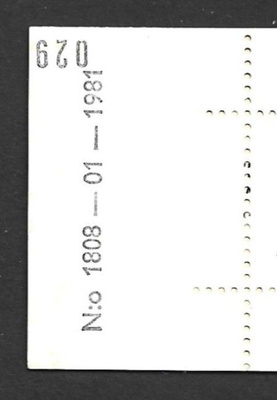 Automv AV 9 I tl 1808-01-1981 yEG tarkastusluku KOEPAPERI