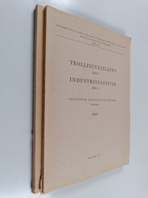 Teollisuustilasto osa 1-2 = Industristatistik del 1-2 = I...