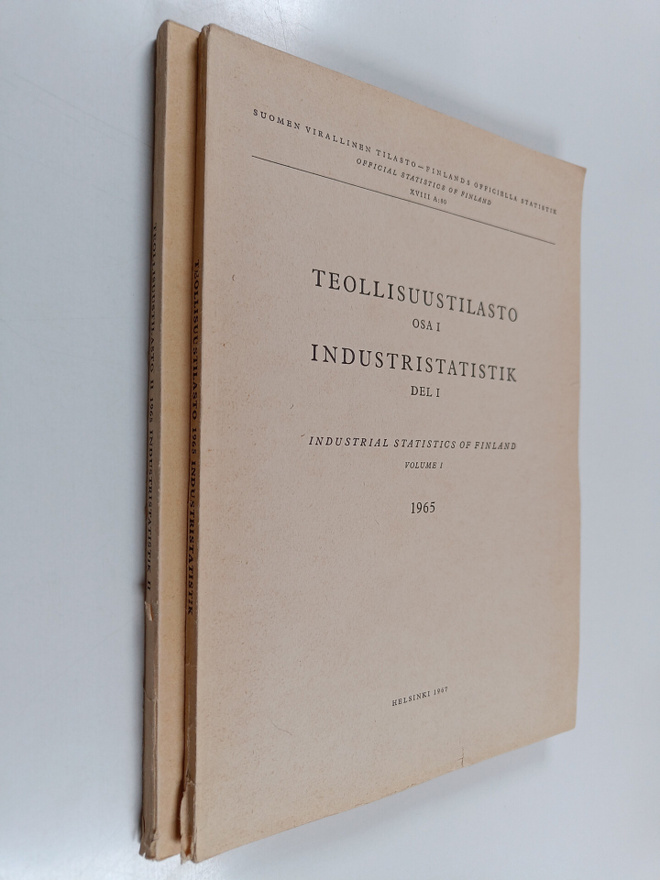 Teollisuustilasto osa 1-2 = Industristatistik del 1-2 = I...