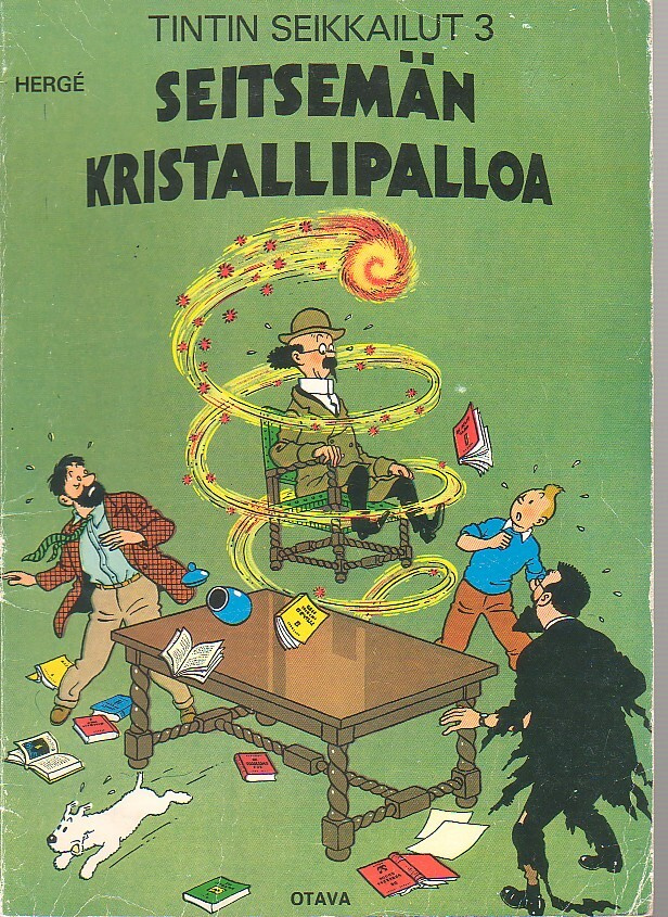 Herge: Tintti - SEITSEMÄN KRISTALLIPALLOA (1-painos)