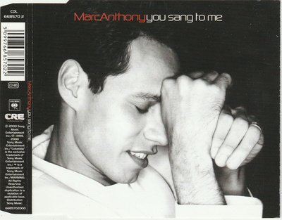 Marc Anthony • You Sang To Me CD Maxi-Single