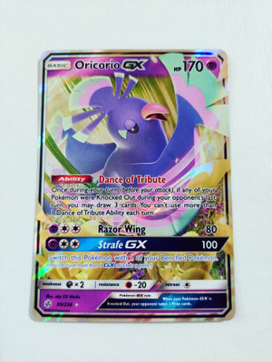 Oricorio GX 95/236 Pokemon Cosmic Eclipse Sun & Moon Ultra R