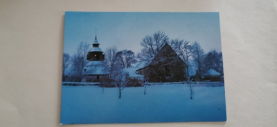 Tenala kyrka - Tenholan kirkko 1329, kulkematon postikortti