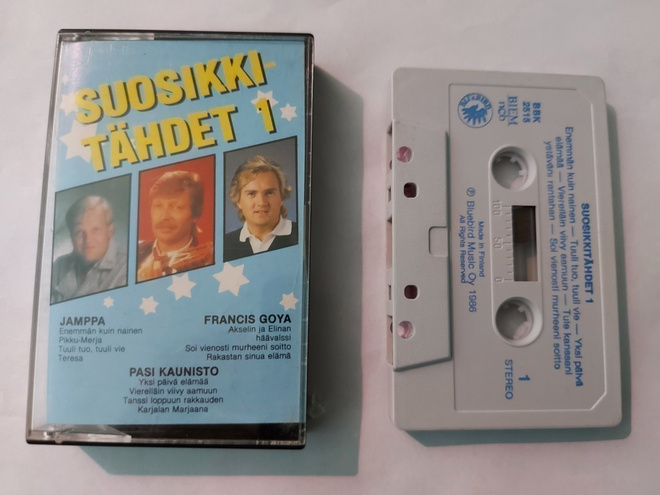 SUOSIKKITÄHDET 1 - JAMPPA TUOMINEN ym.  c-kasetti