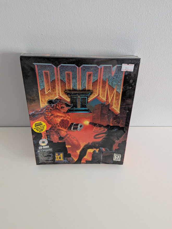 Doom 2 II Hell on Earth PC CD USA NIB BIGBOX BIG BOX id Soft