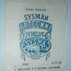 Apteekkiresepti / pulveripussi,Sysmän Apteekki V. Helve 1958 - pikkukuva 1