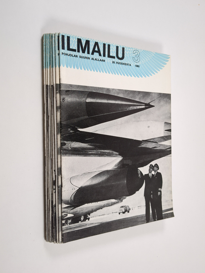 Ilmailu vuosikerta 1965 (3, 5-12, puuttuu nrot 1, 2, 4)
