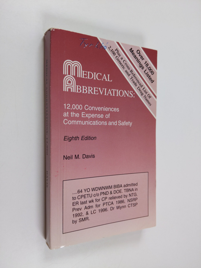 Neil M. Davis : Medical abbreviations : 12 000 convenienc...