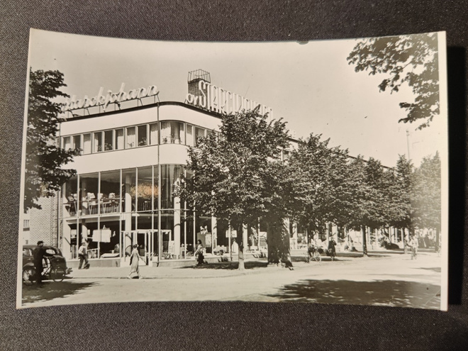VANHA Postikortti Lahti 1950-l Alkup.Mallikappale