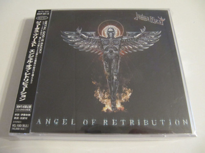 Judas Priest Angel Of Retribution Japanilainen CD + DVD OBI