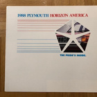 Esite Plymouth Horizon America 1988 - pikkukuva 1