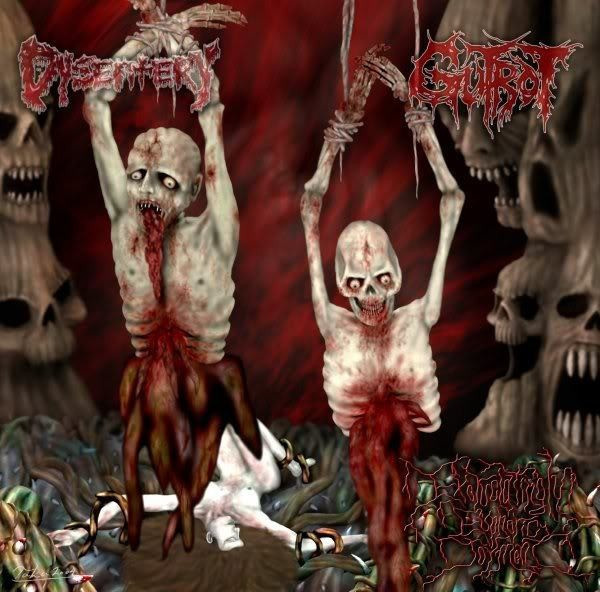DYSENTERY / GUTROT - Excruciatingly Eurphoric..Split CD 2004