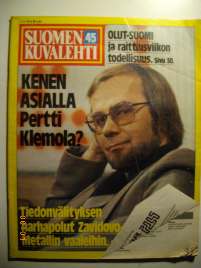 Suomen Kuvalehti Nro 45/1975 (27.1)
