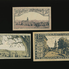 Itävalta Notgeld 10, 20, 50 Heller, Muenzbach 1920 - pikkukuva 1