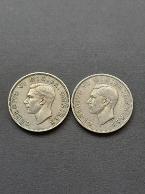 two shillings 1947,1948