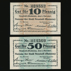 Saksa Notgeld 10, 50 Pfennig, Neustadt 1.5.1917 - pikkukuva 1