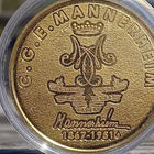C.G.E. Mannerheim. Kullanvärinen mitali kapselissa. - pikkukuva 2