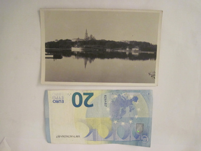 VANHA Valokuva Valamo Postikortin Alkup.Mallikappale 1920-l