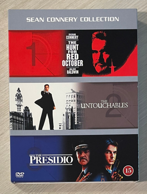 Sean Connery -kokoelma (3DVD) 3 elokuvaa