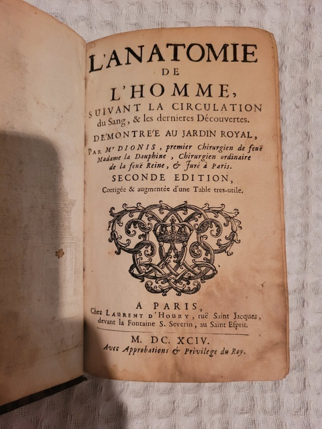 Anatomiaa 1600-luvulta: L’anatomie de l’homme