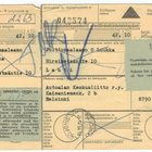 M63 1964 postiennakkopaketin palautus - pikkukuva 1