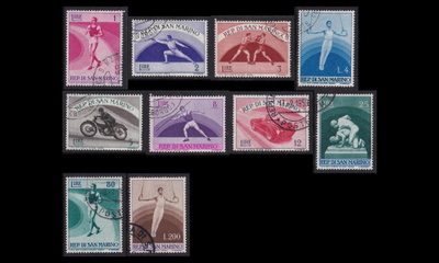 San Marino 513-22 o Urheilu (1954)