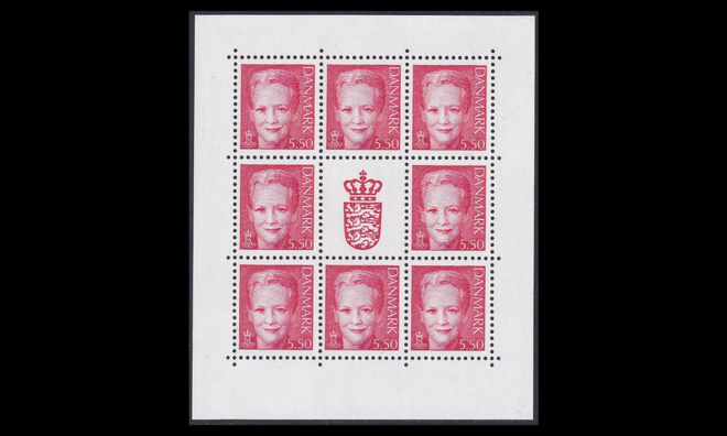 Tanska 1482kb ** Käyttösarja Margrethe 5.50 Kr (2008)